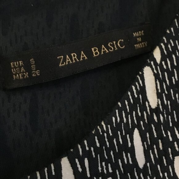 Zara Fit And Flare Cotton Scuba Dress - Picture 11 of 16